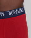Superdry 2 Pack Boxers - Burgundy / Red