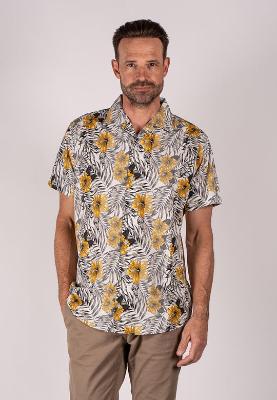 Pre End Siegel SS Shirt - Golden Spice