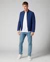 Remus Uomo Quilted Casual Jacket - Blue 80306-27 [Size M]