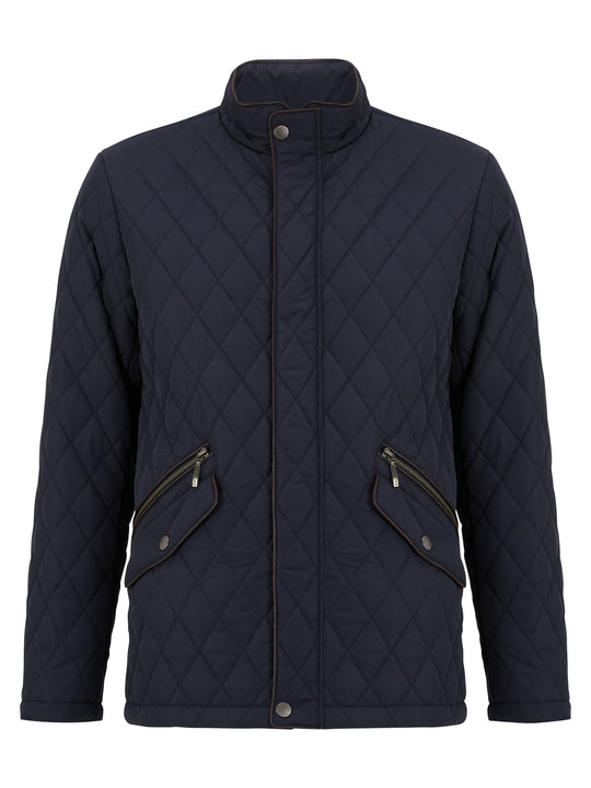 Douglas and Grahame Barnes Casual Coat - Navy [Size 46]