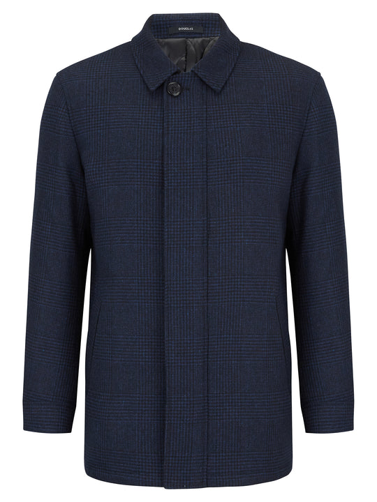 Douglas Wool Coat - Navy [Size 46)