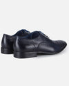 Remus Uomo Leather Brogue Shoe - Navy