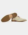 Remus Uomo Suede Derby Shoe - Stone