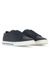 Remus Uomo Leather Trainers - Navy [Size 7/41]