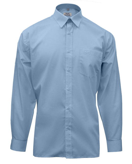 Hunter Boys Slim Fit Blue Shirt