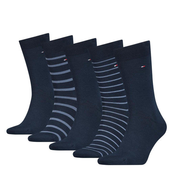 Tommy Hilfiger 5 Pack Stripes Giftbox - Navy