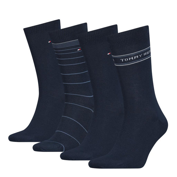 Tommy Hilfiger 4 Pack Sock Giftbox - Navy