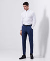 Remus Uomo Santi J Formal Trousers - Blue