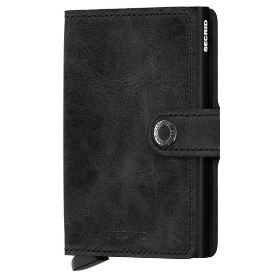 Secrid Wallet Mini Wallet MV Vintage - Black