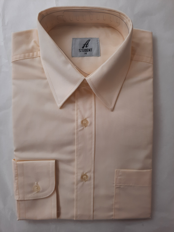 A Student Boys Cream Long Sleeve Shirt