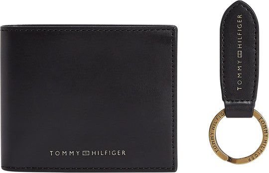 Tommy Hilfiger GP Mini CC Wallet & Key Fob - Black