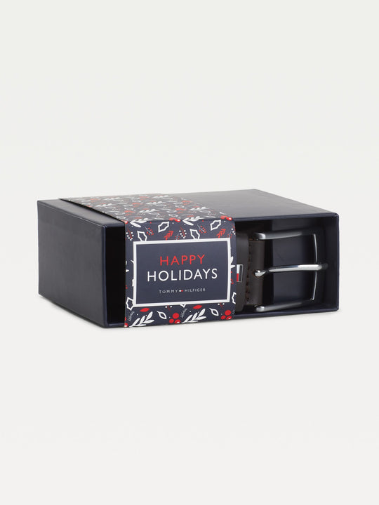 Tommy Hilfiger GP Adan Leather 3.5 Belt - Testa Di Moro (OHG)