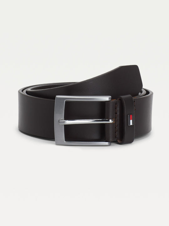 Tommy Hilfiger GP Adan Leather 3.5 Belt - Testa Di Moro (OHG)