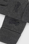 Superdry Vintage Classic Logo Glove - Rich Charcoal