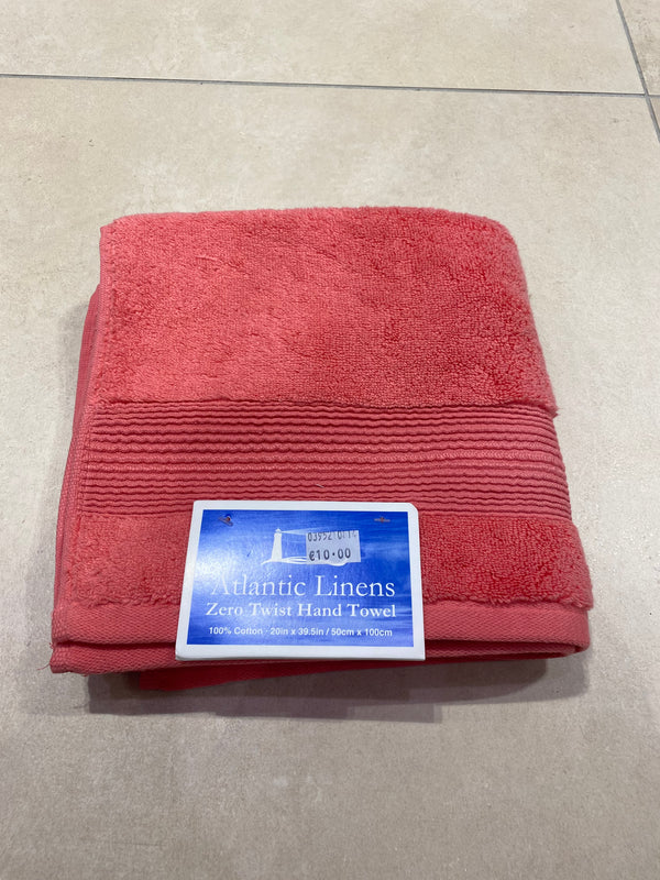 Atlantic Linens Towel - Coral