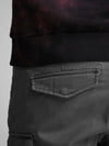 Jack & Jones Chop Cargo Shorts - Dark Grey {Size S}