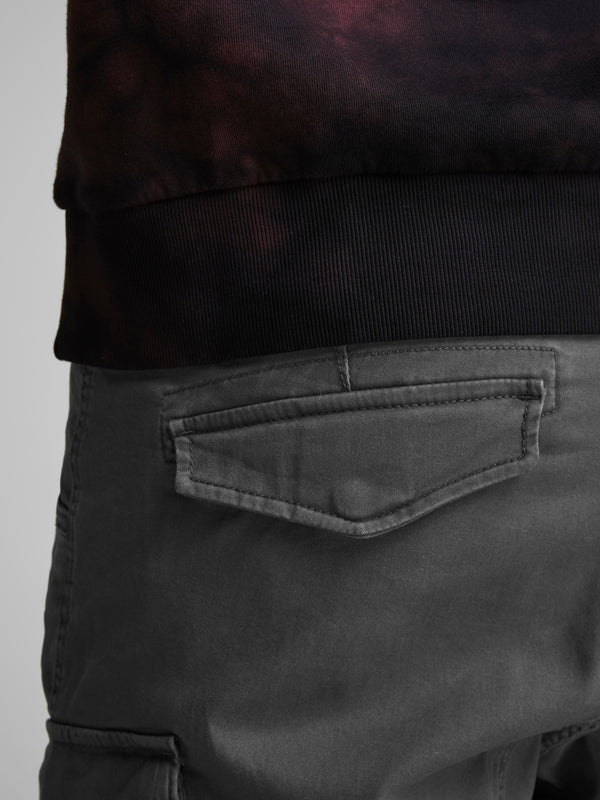 Jack & Jones Chop Cargo Shorts - Dark Grey {Size S}