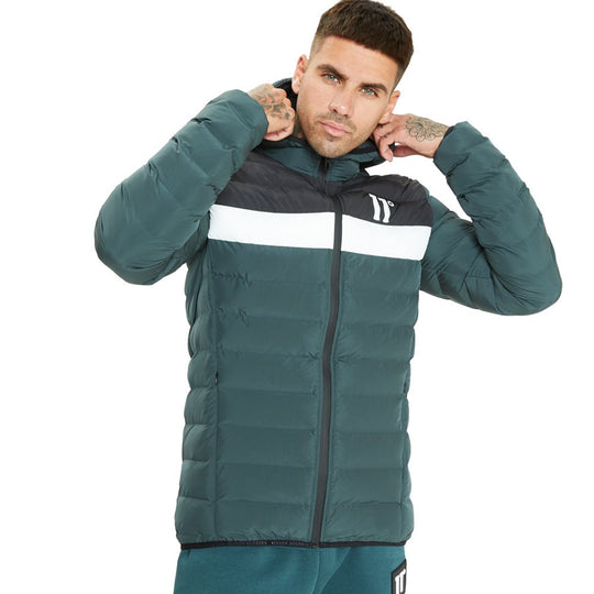 11 Degrees Colour Block Space Jacket - Darkest Spruce [Size XS]