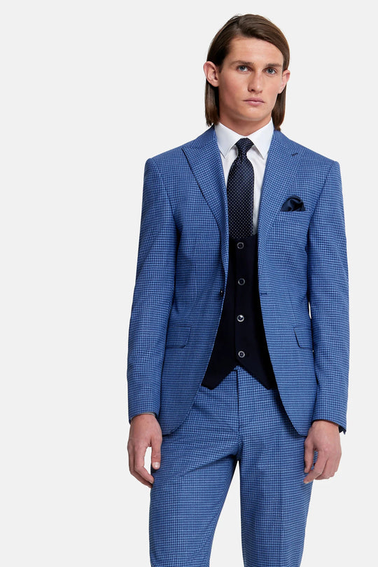 Benetti Cairo 3 Piece Suit - Blue
