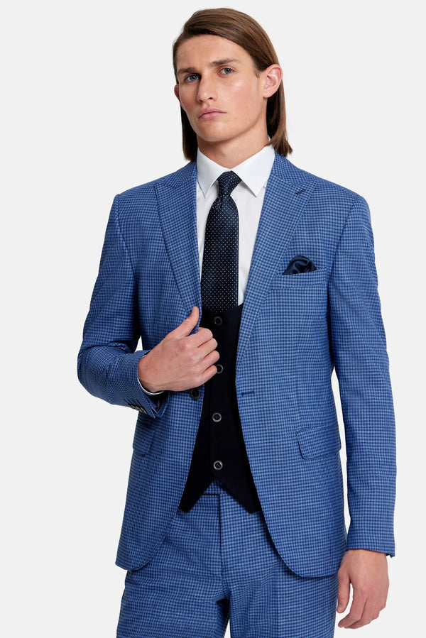 Benetti Cairo 3 Piece Suit - Blue