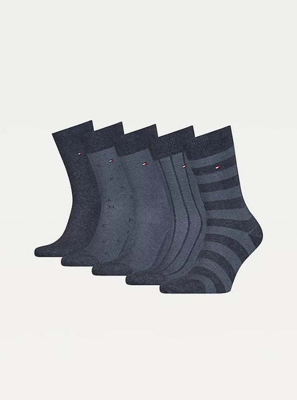 Tommy Hilfiger Men Sock 5-Pack Giftbox Birdeye - Jeans