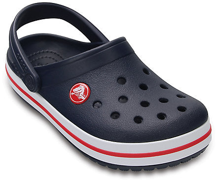 Kids Crocband Clog - Navy & Red 204537-485