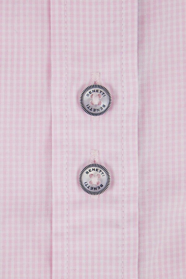 Benetti David Short Sleeve Shirt - Pink [Size XL]
