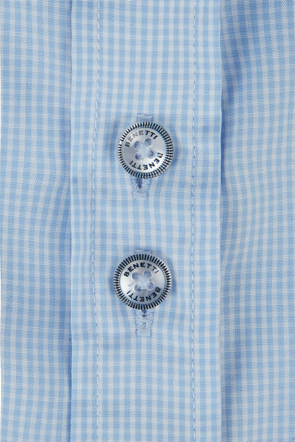 Benetti David Short Sleeve Shirt - Sky [Size XL]