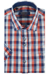 Benetti Drew Short Sleeve Shirt - Rust [Size M]