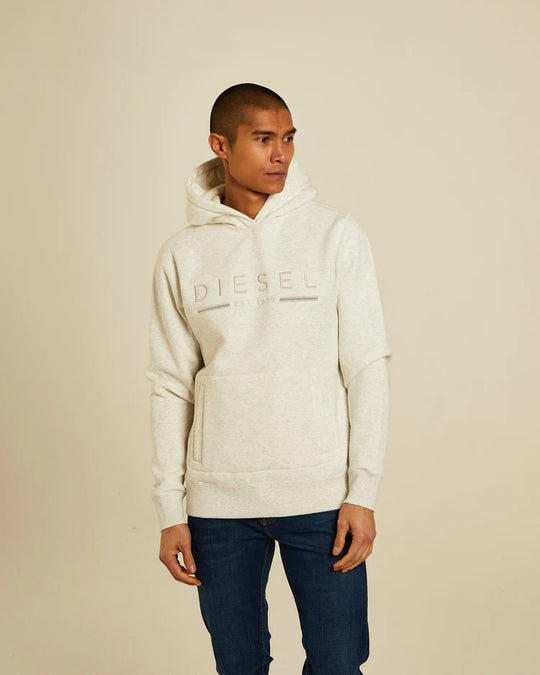 Diesel Fionn Hoodie - Milkshake Marl [Size XXL]