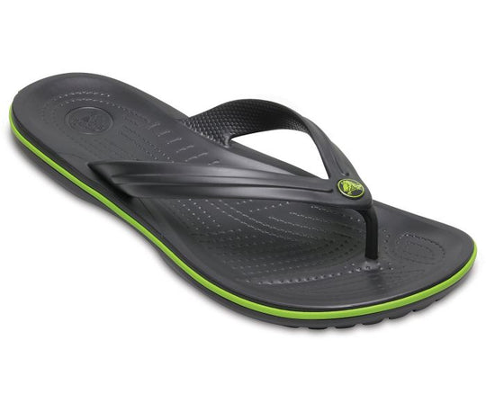 Crocband Unisex Flip - Graphite/Volt Green [#11033-OA1] [Size M11/UK 10]