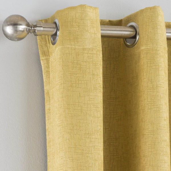 Enhanced Living Ready Made Blockout Thermal Curtains - Ochre