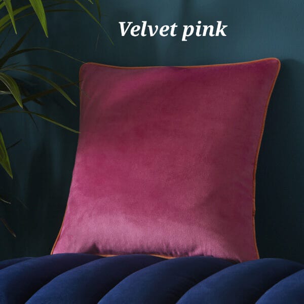 Portfolio Cushion - Velvet Pink