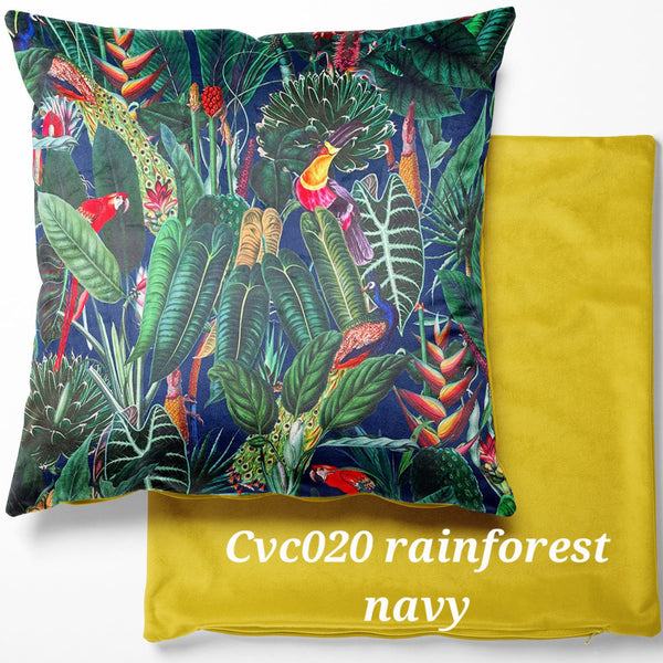 Crafty Home Cushion - Rainforest Navy