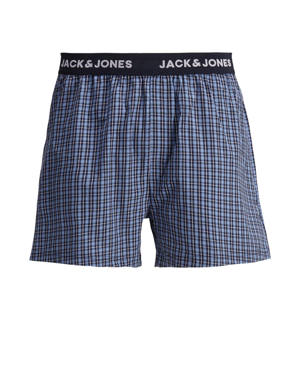 Jack & Jones Check Woven Trunks 2 Pack