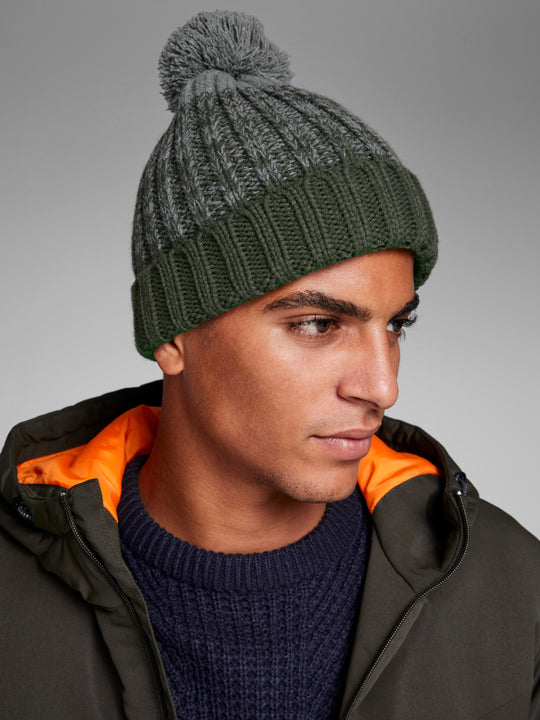Jacmix Tassle Knit Beanie