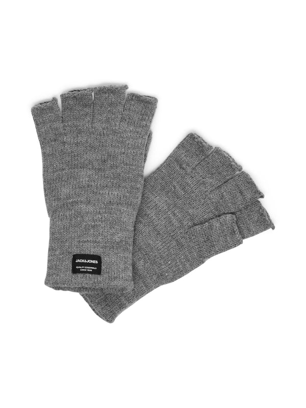 Jack & Jones Henry Fingerless Gloves - Grey Melange