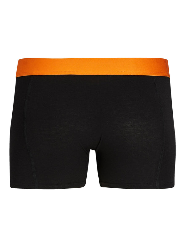 Jack & Jones Hawaiian Bamboo 3 Pack Trunks - Black