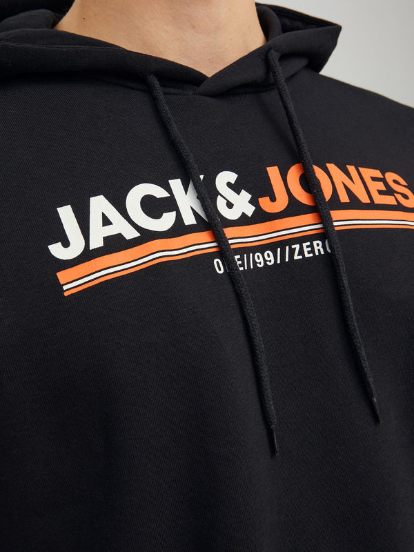 Jack & Jones Frederik Sweat Hood - Black