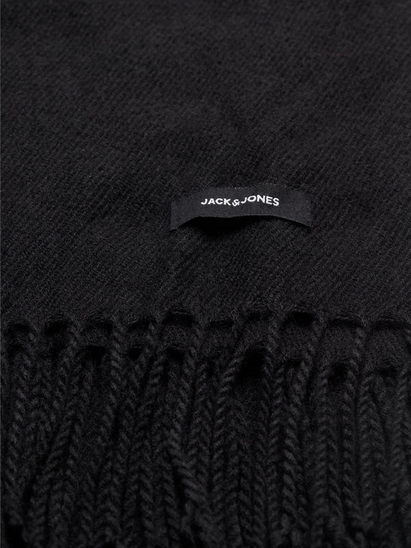 Jack & Jones Solid Woven Scarf - Black