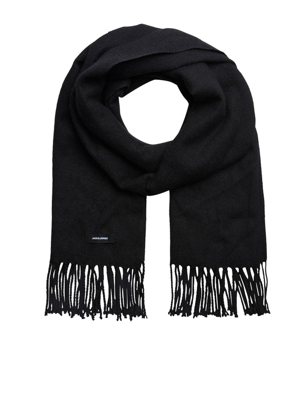 Jack & Jones Solid Woven Scarf - Black