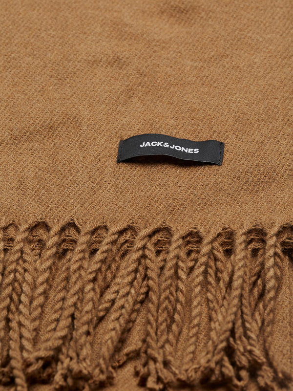 Jack & Jones Solid Woven Scarf - Rubber