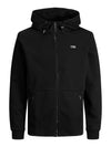 Jack & Jones Air Sweat Zip Hood - Black