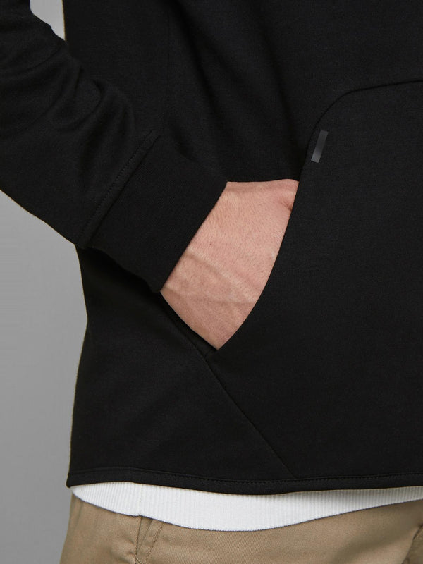 Jack & Jones Air Sweat Zip Hood - Black