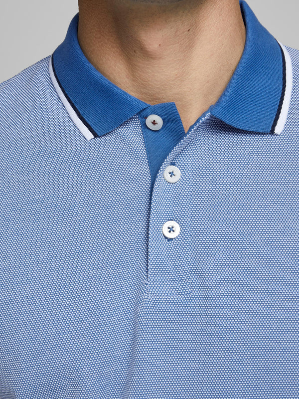 Jack & Jones Bluwin Polo Short Sleeve - Bright Cobalt [ Size L ]