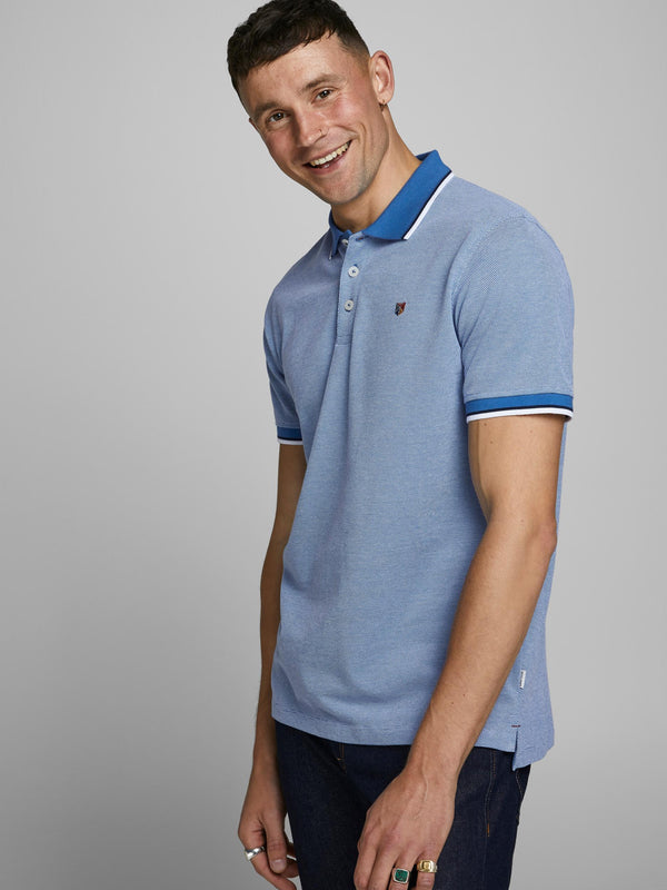 Jack & Jones Bluwin Polo Short Sleeve - Bright Cobalt [ Size L ]