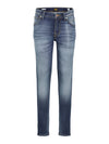 Jack & Jones Boys Dan Fox Skinny Fit Jeans 576  - Blue Denim