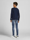 Jack & Jones Boys Dan Fox Skinny Fit Jeans 576  - Blue Denim