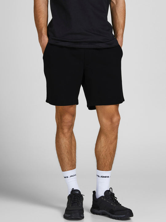 Jack & Jones Star Sweat Shorts - Black [Size 2XL]