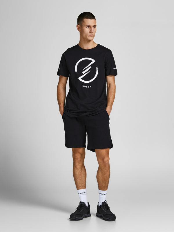 Jack & Jones Star Sweat Shorts - Black